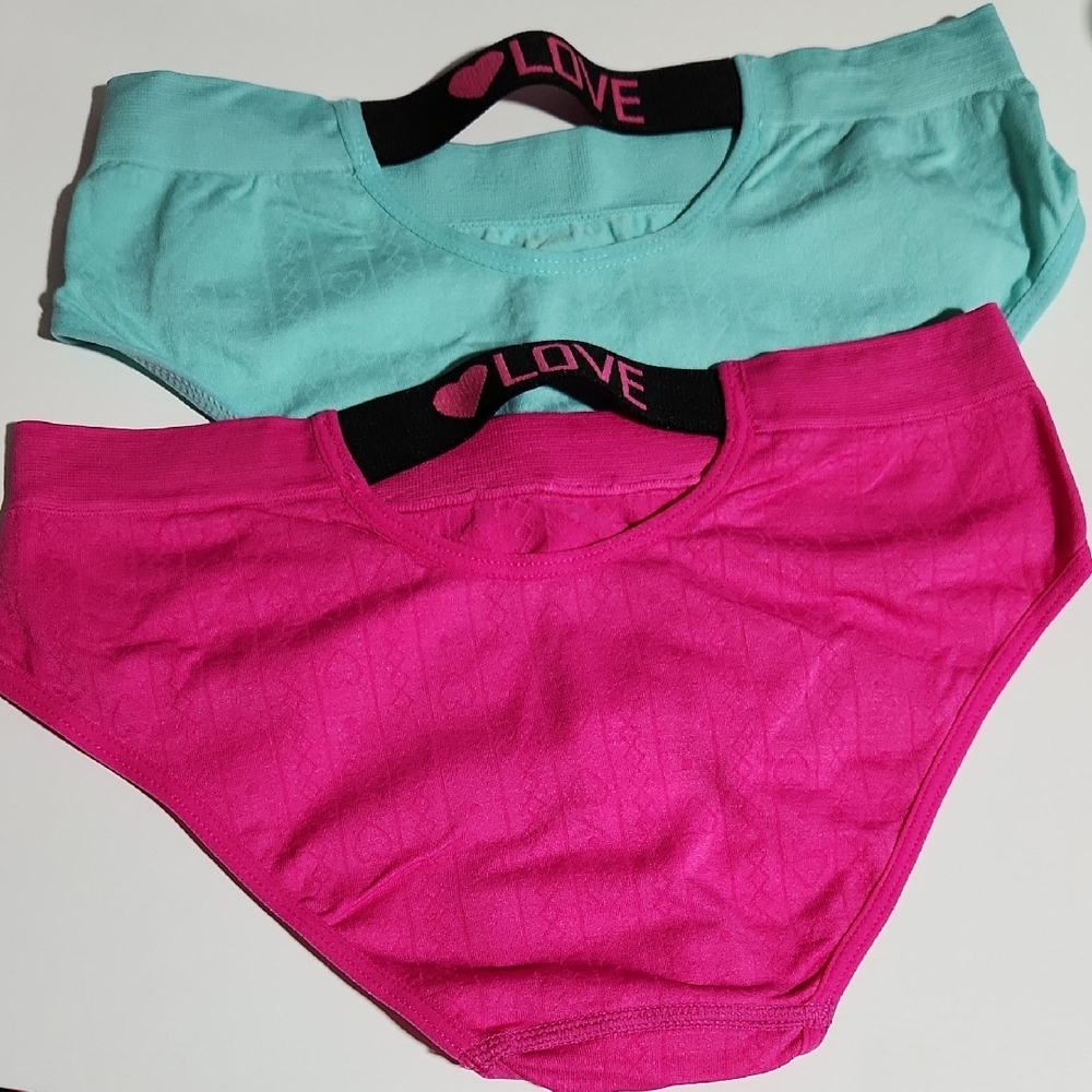 NWOT Womens Small Panties - Pink and Green